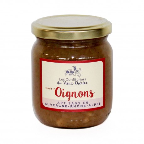 Confit d'oignons artisanal - Achat en ligne - Confiture du Vieux Chérier