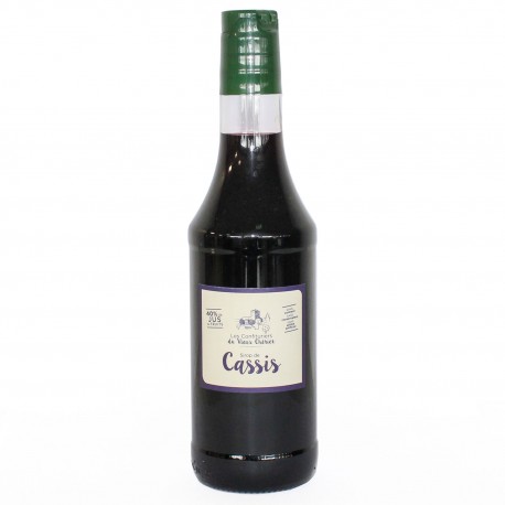 Sirop de cassis - Acheter sirop artisanal - Confiture Vieux Chérier - Rhône Alpes