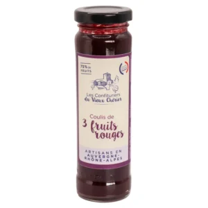 Coulis 3 fruits rouges